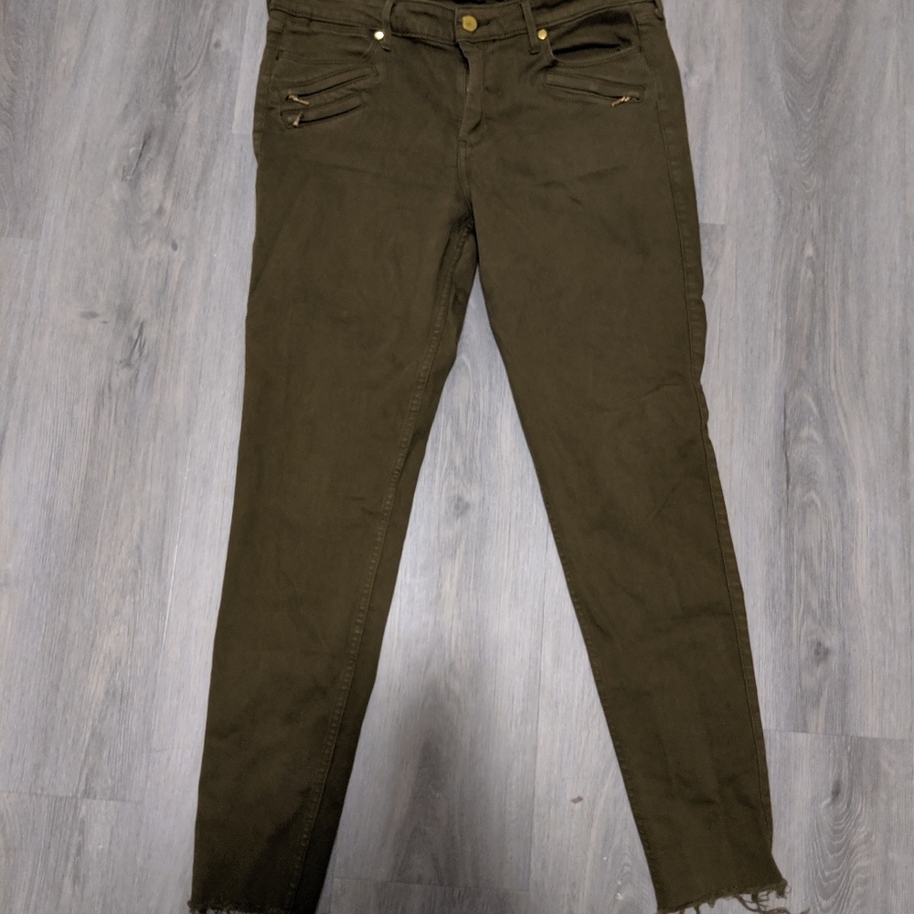 Olive Super Skinny Jeans